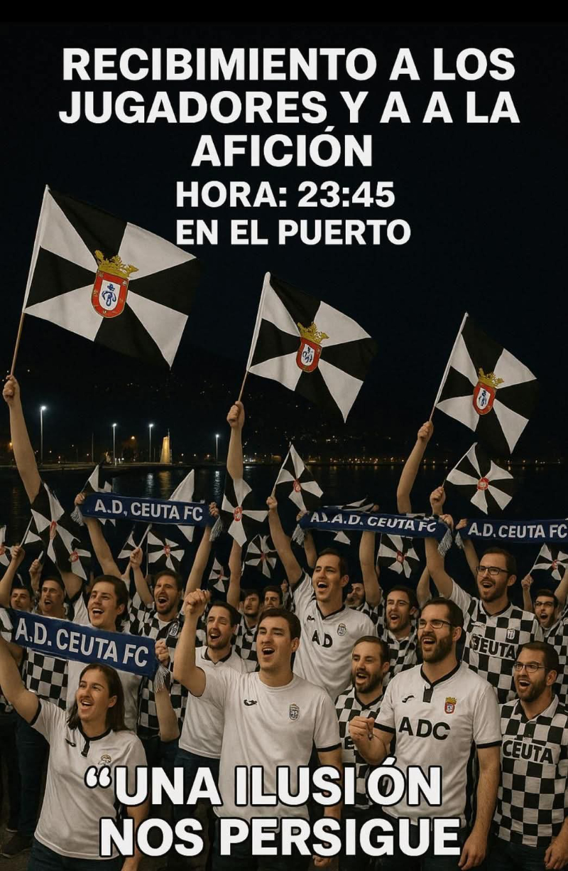 Convocatoria de recibimiento a la AD Ceuta FC