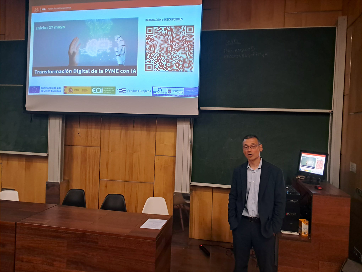 Presentación de las formaciones con la Fundación EOI
