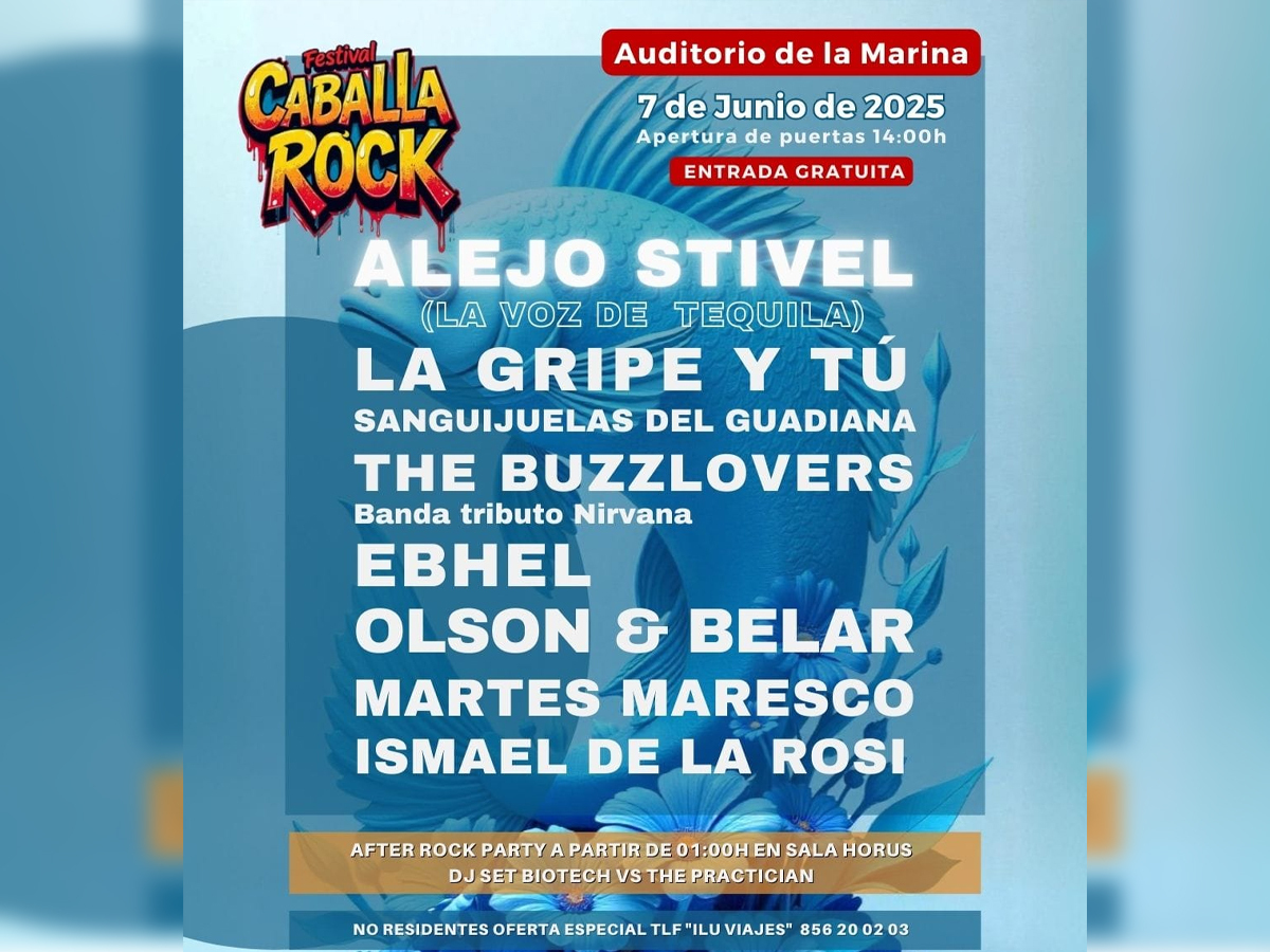 Cartel de presentación del Caballa Rock 2025