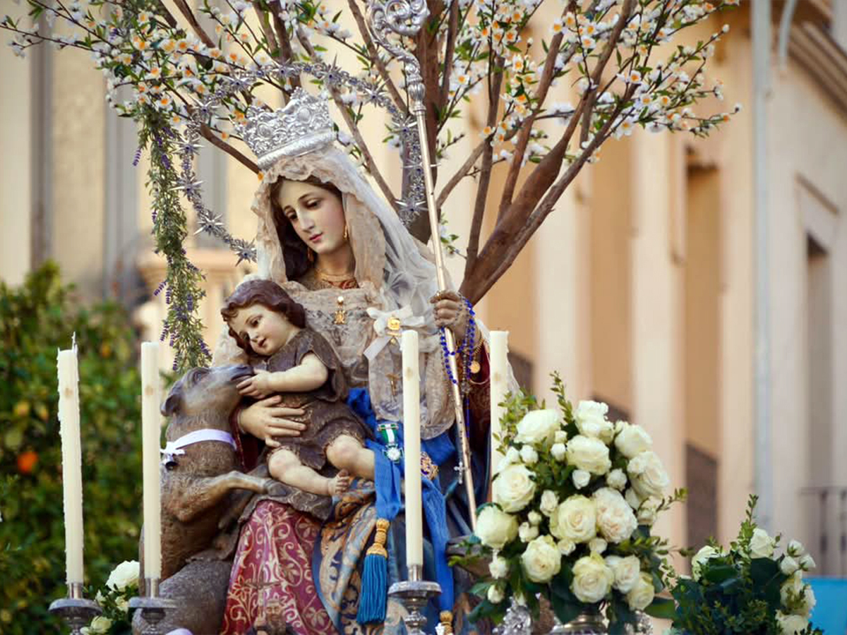 Procesión de la Divina Pastora en Melilla