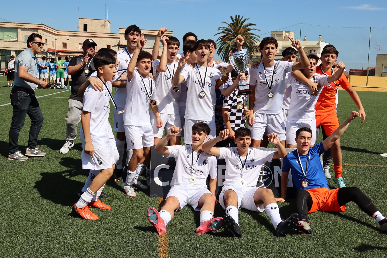 AD Ceuta FC, campeón de la Liga Cadete