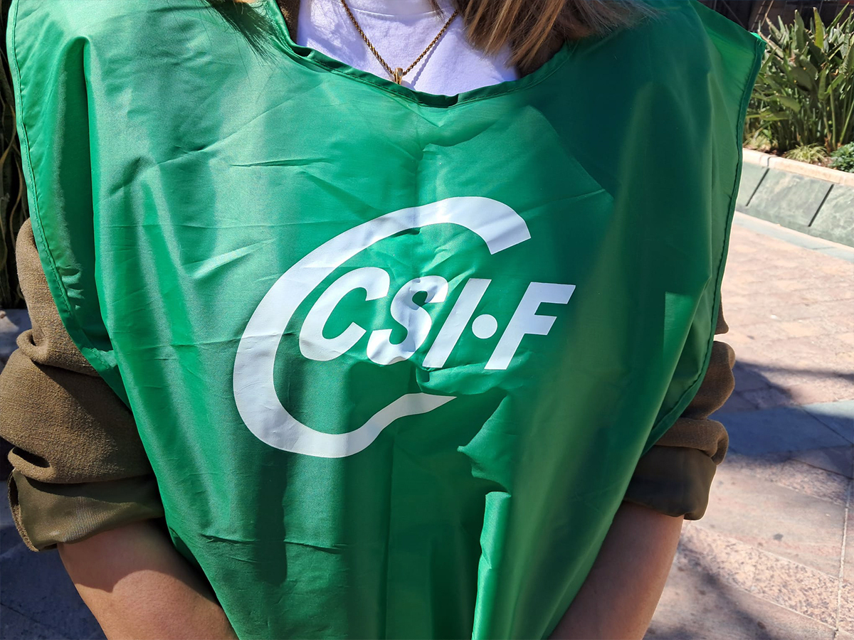 Concentración de CSIF SANIDAD / César Martín