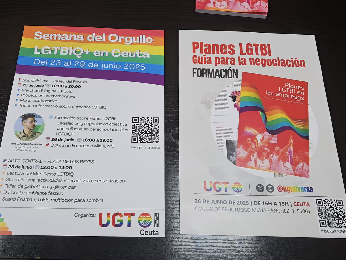 Presentación de los Actos por el Orgullo LGTBI+ en UGT / César Martín