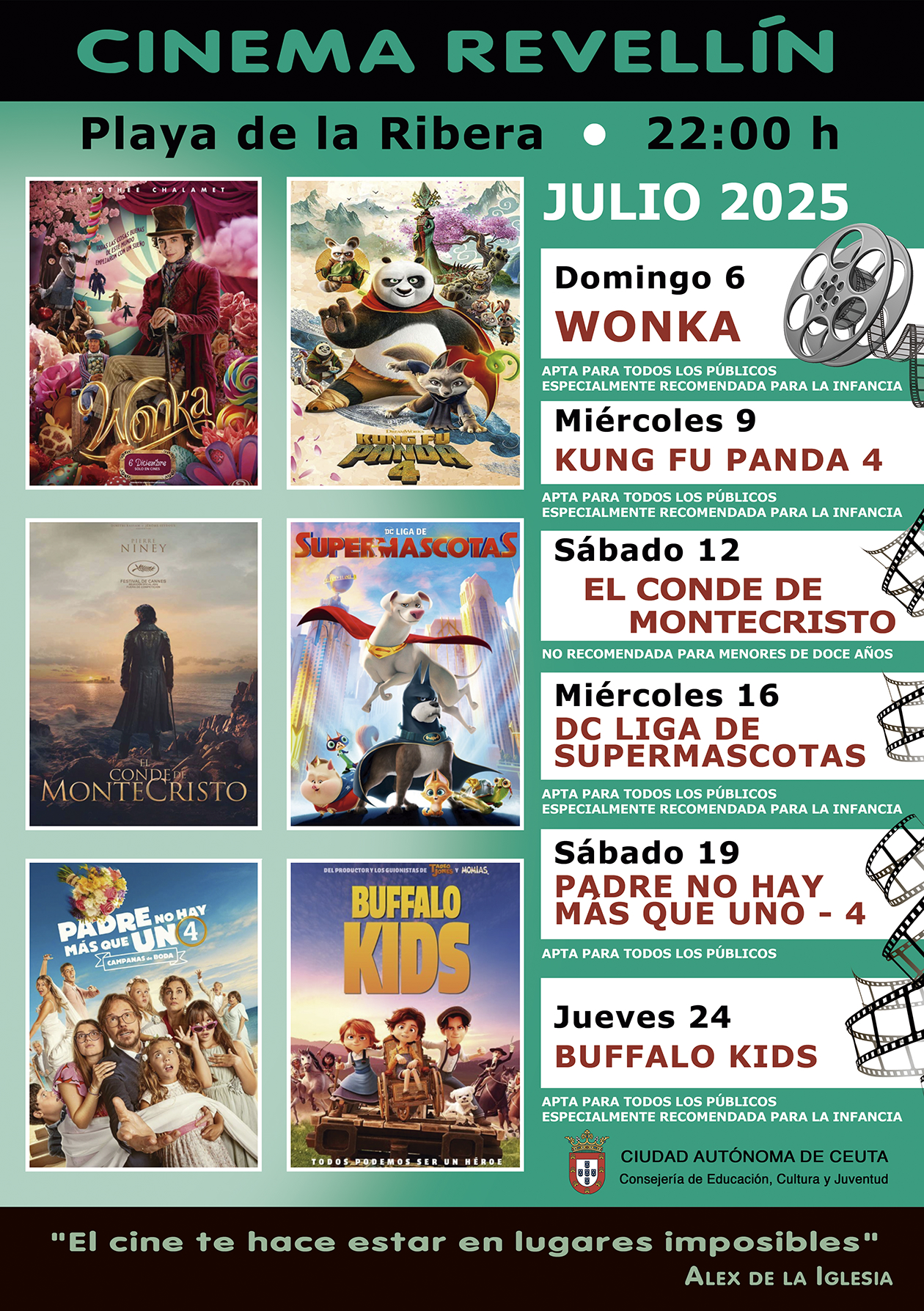 CARTEL CINE VERANO