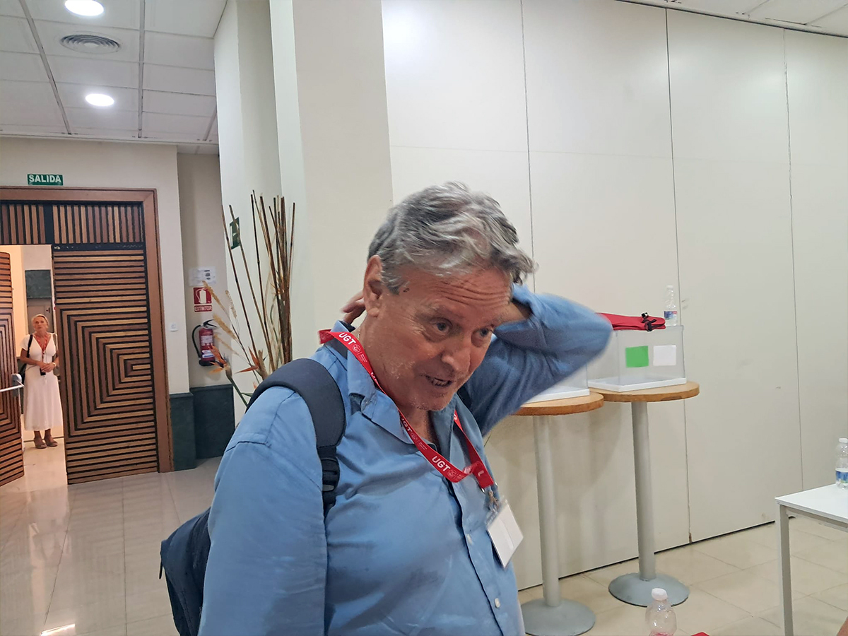 Emilio Carrerira en el Congreso UGT / César Martín