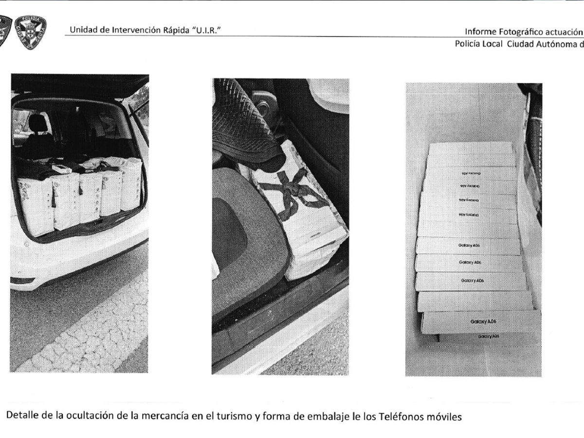 Móviles decomisados por la UIR