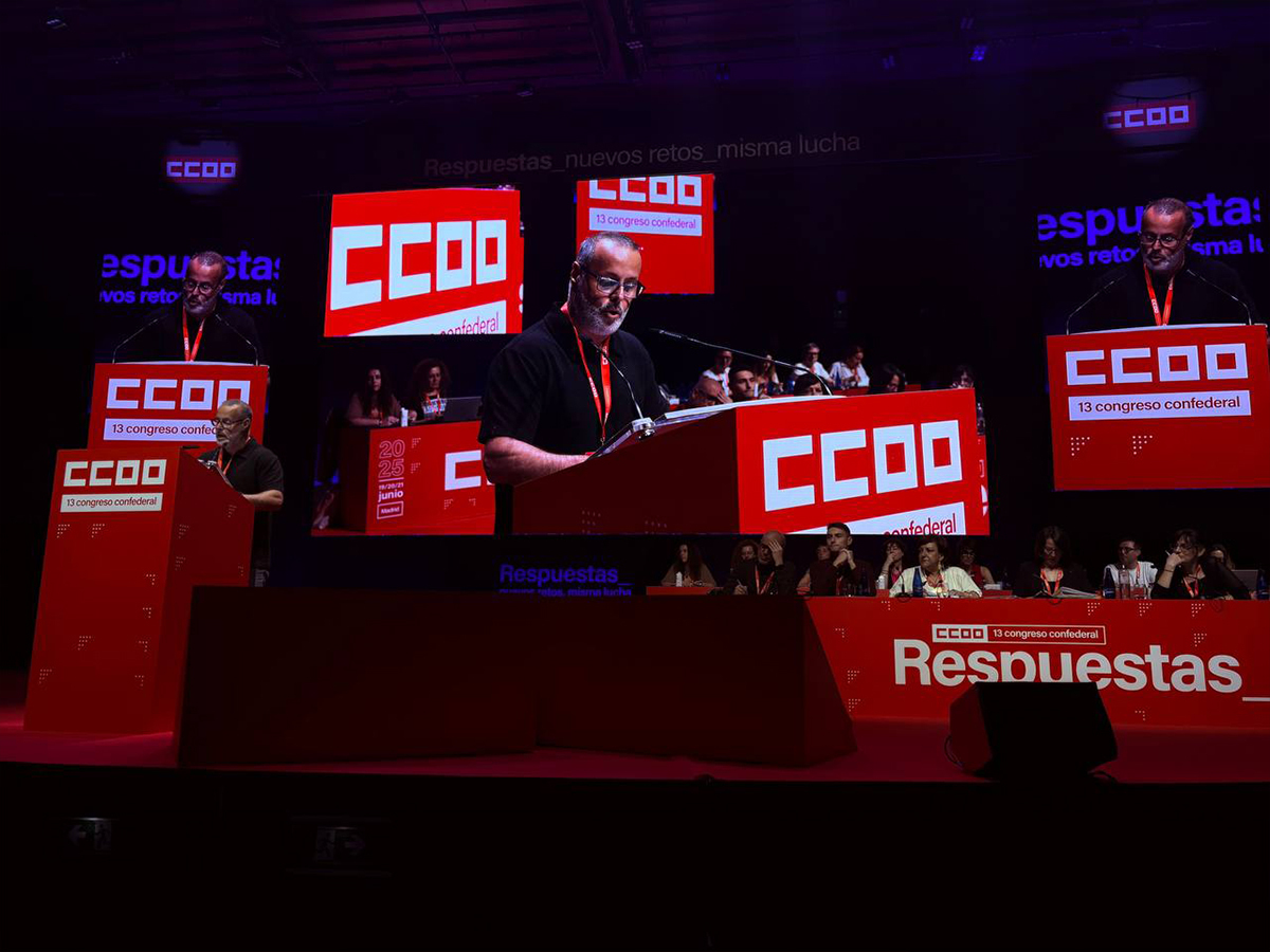 Intervención de Ángel Lara en Madrid