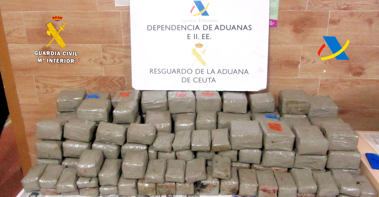 Detenido en el Puerto de Ceuta con casi 60 kilos de hachís 