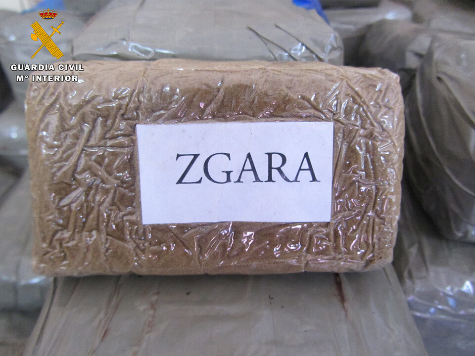 Droga interceptada por la Guardia Civil