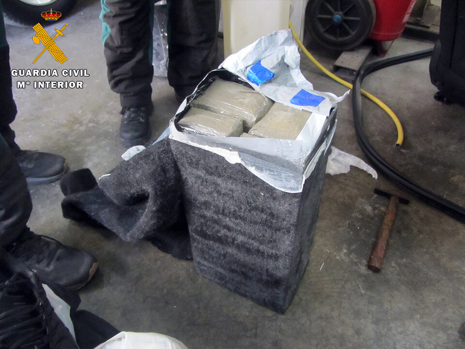 Droga interceptada por la Guardia Civil