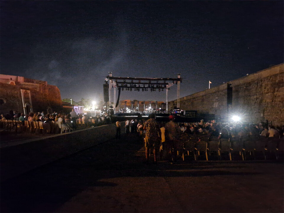 Avería durante el concierto de Ana Belén