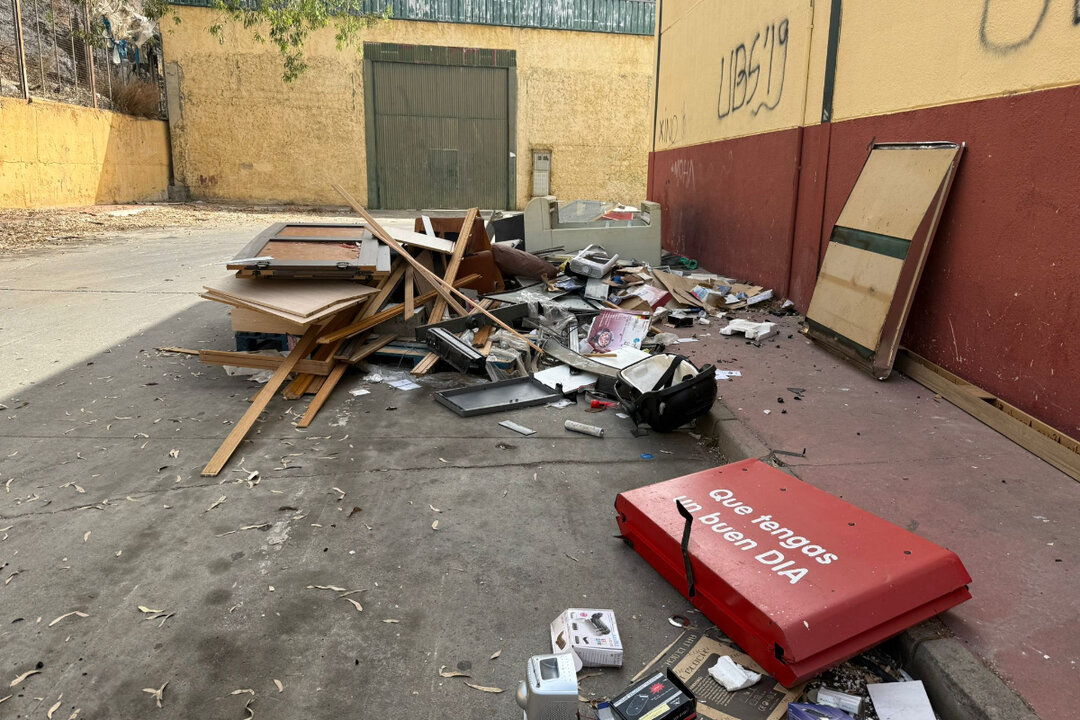 Basura en el Tarajal