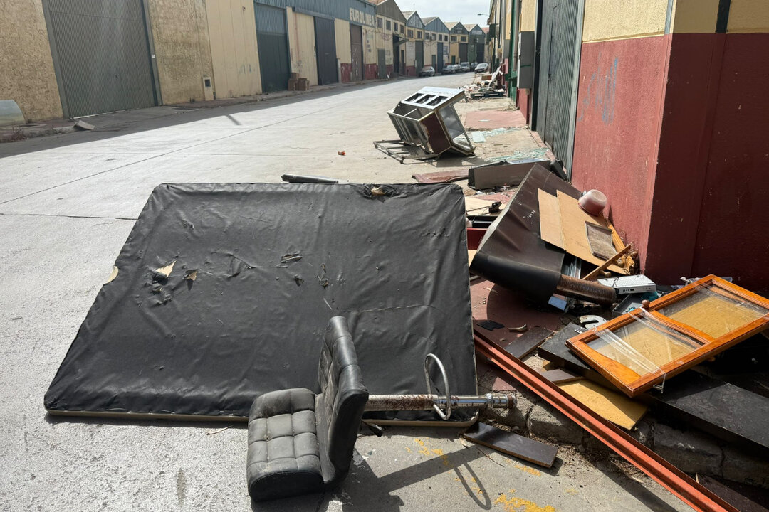 Basura en el Tarajal