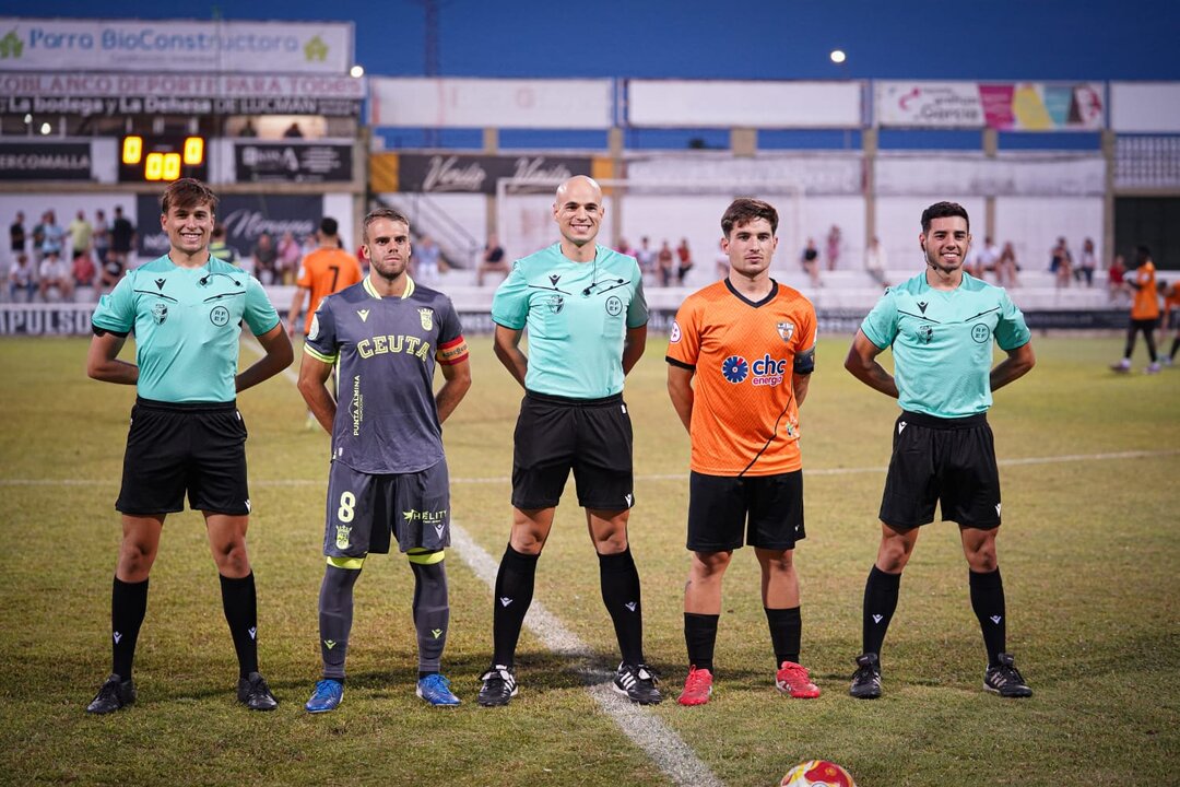El filial de la AD Ceuta FC comienza el curso con derrota en Pozoblanco. Foto: AD Ceuta FC