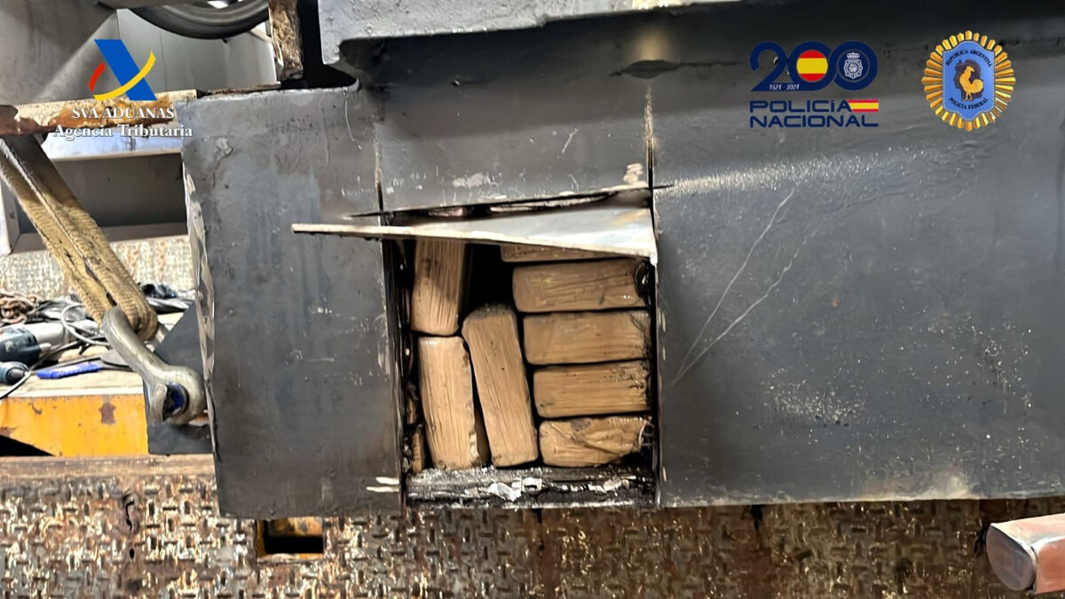 Torno incautado / Policía Nacional