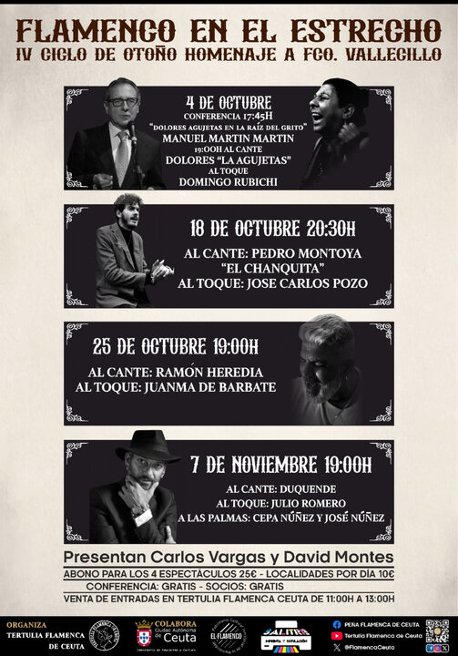 Cartel cuarta edición 'Flamenco en el Estrecho'