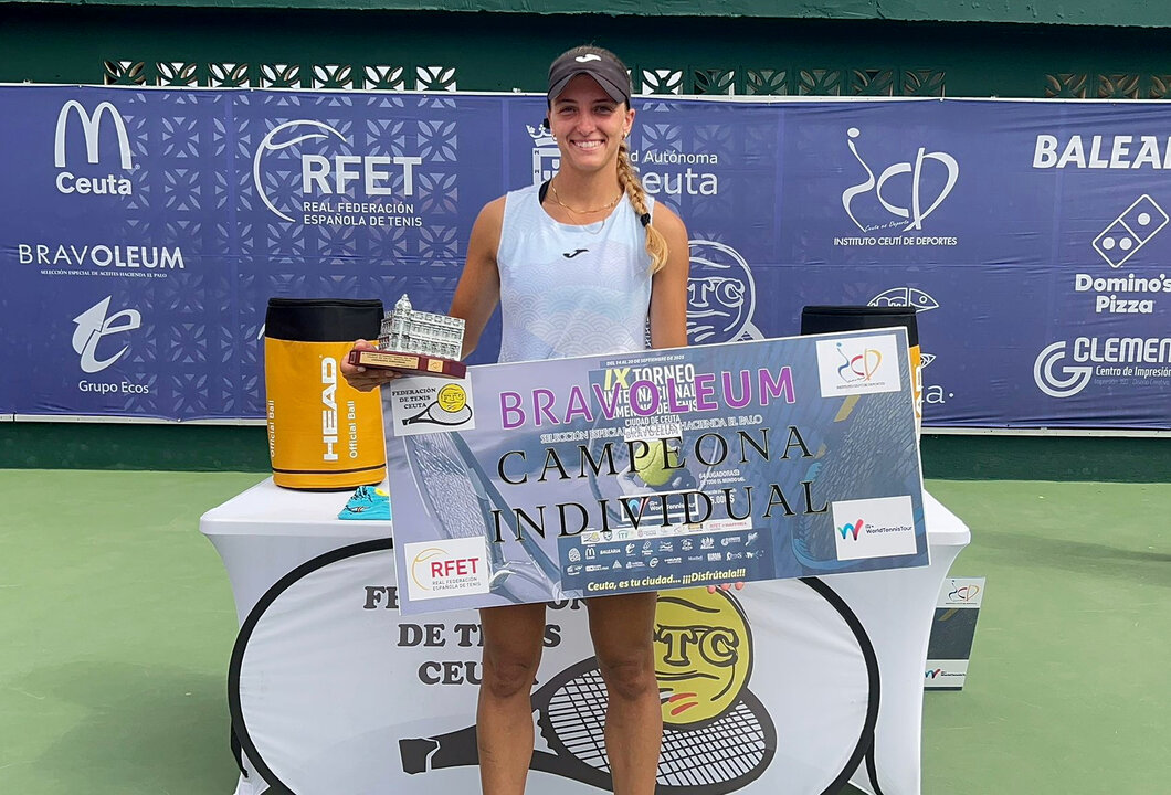 Punto y final a una semana de tenis internacional en Ceuta 
