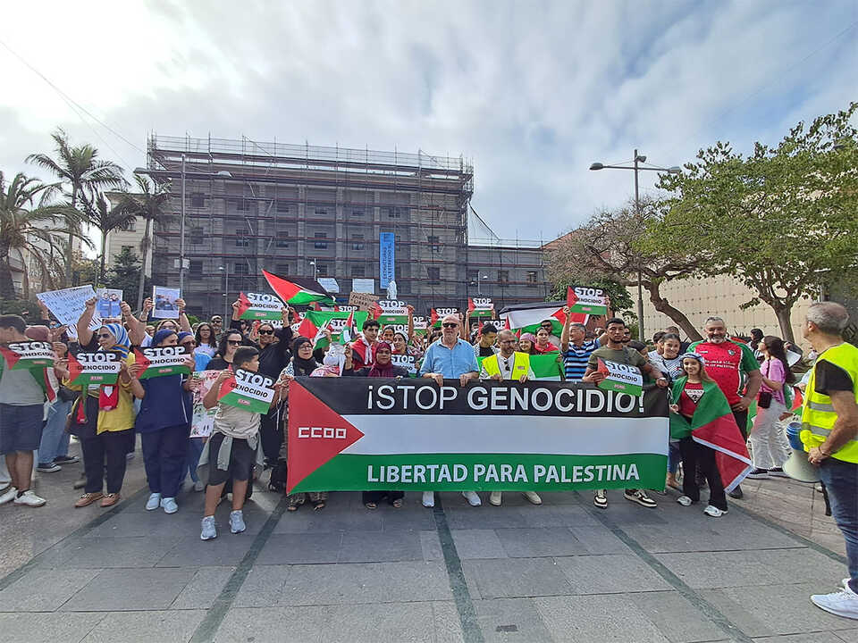 Concentración por la Paz en Palestina / César Martín