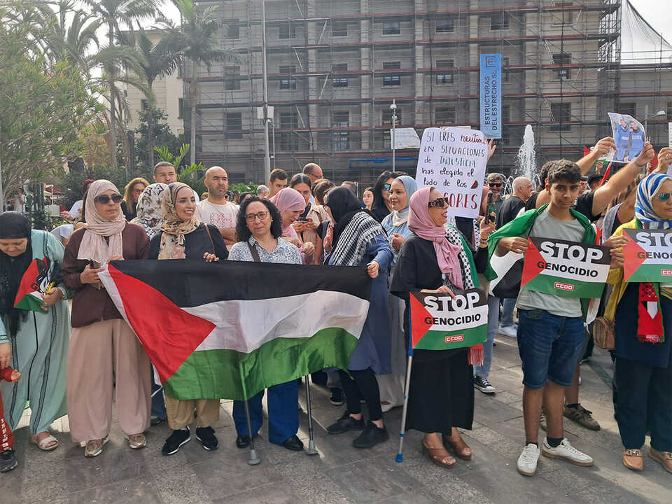 Concentración por la Paz en Palestina / César Martín