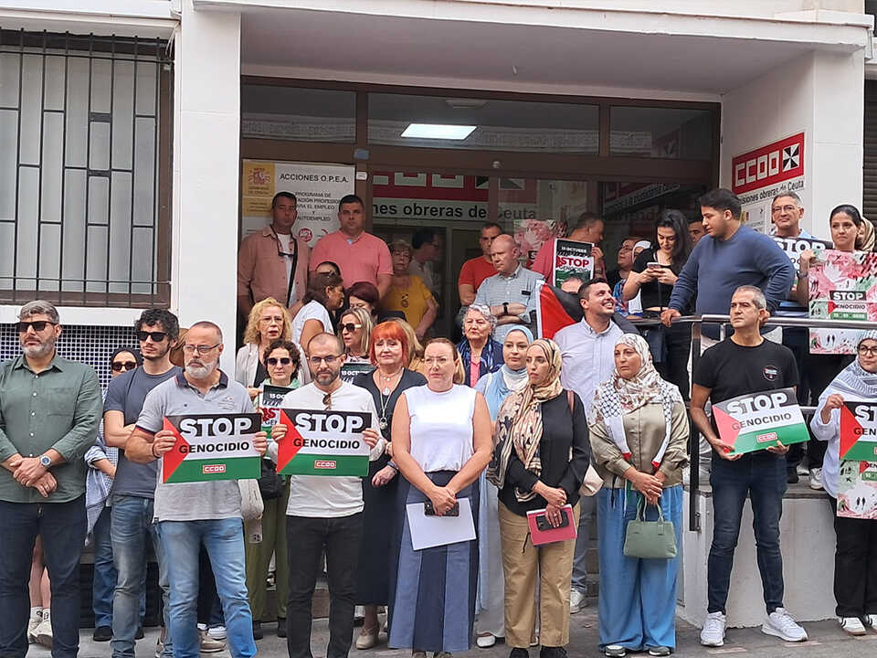 Concentración por la Paz en Palestina / César Martín