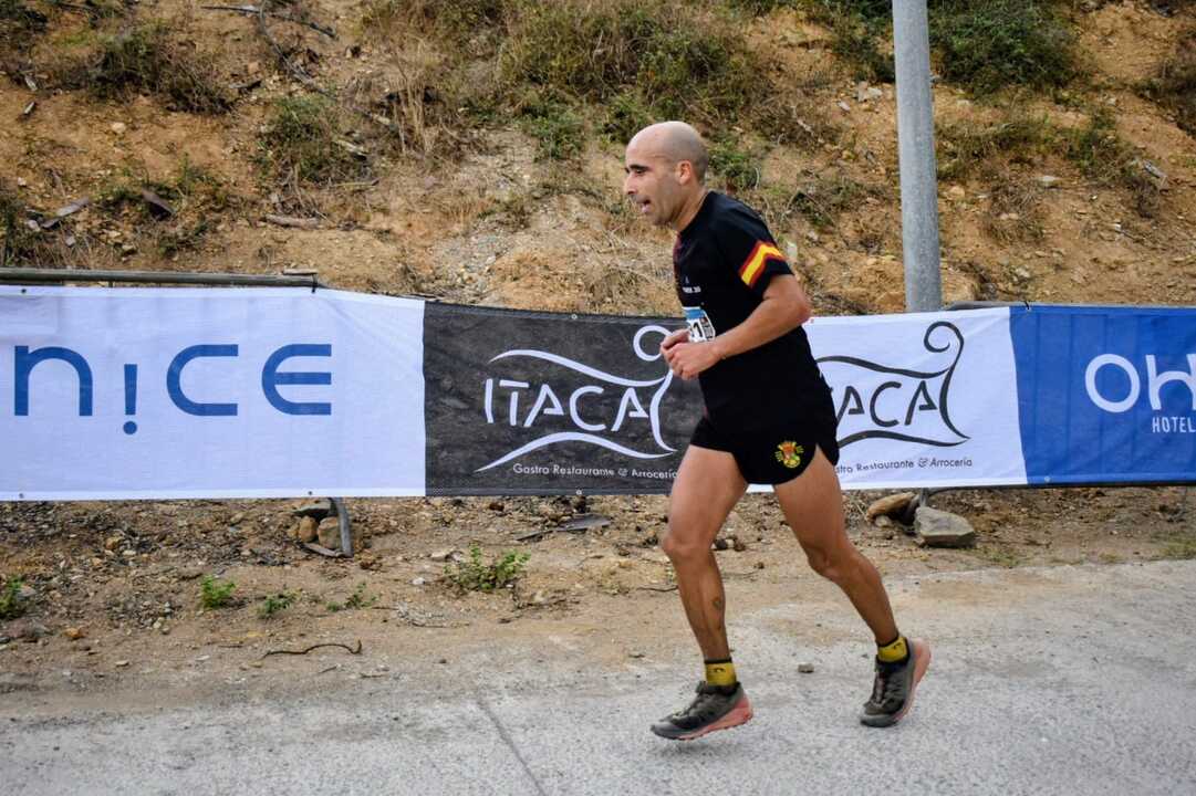Hinchan Mohamed, tercer clasificado masculino de la 'corta' de Sierra Bullones. Foto: Rafa Báez.