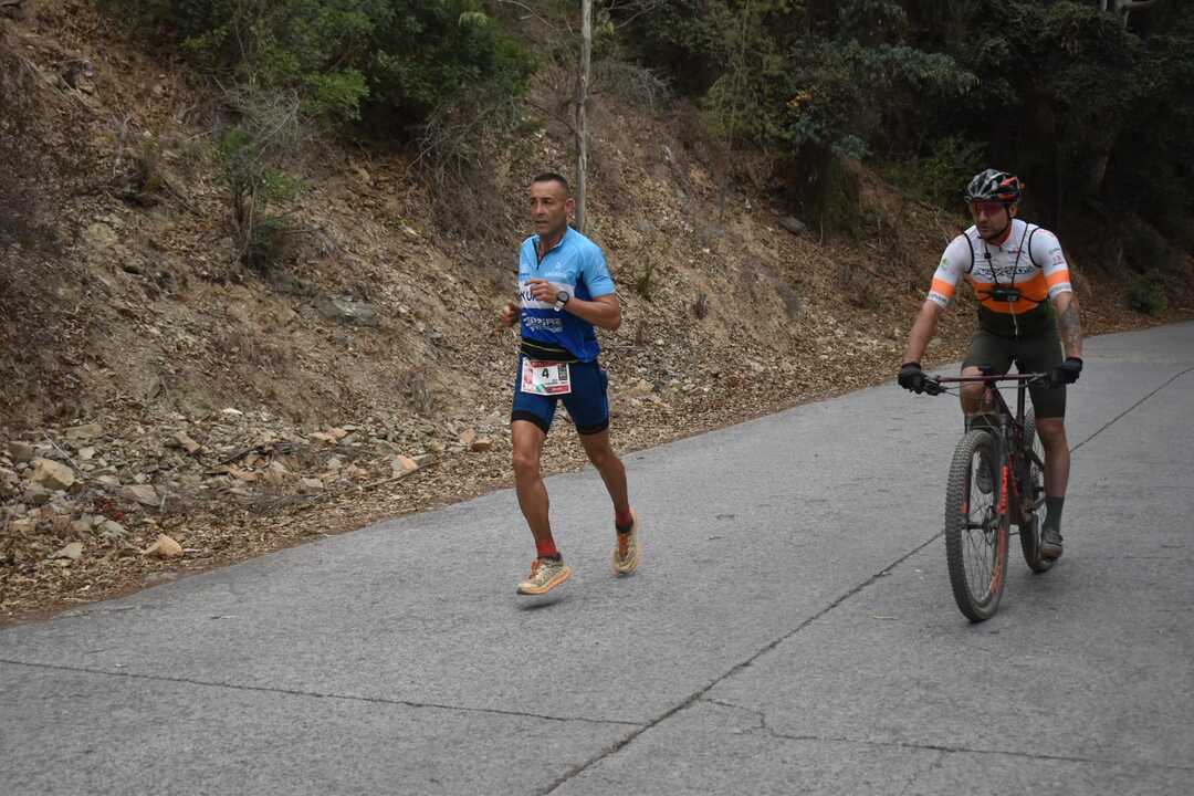 Risto Casares, segundo clasificado en la modalidad de 32 kilómetros de Sierra Bullones. Foto: Rafa Báez.