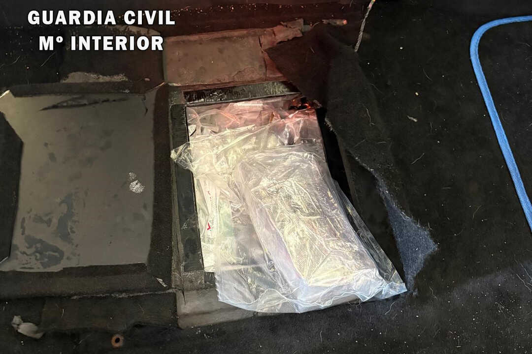 Resina de hachís aprehendida por la Guardia Civil