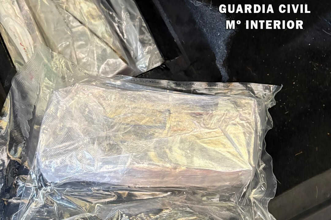 Resina de hachís aprehendida por la Guardia Civil