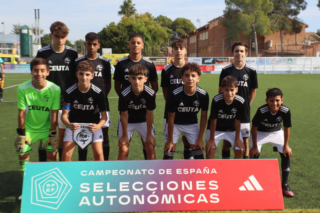 Ceuta antes de un partido del Campeonato de España