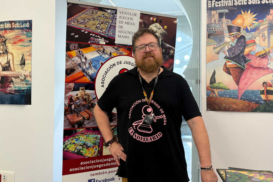 Dani, respresentante de la Asociación Juegos de Mesa en Solitario / Alma Palomino