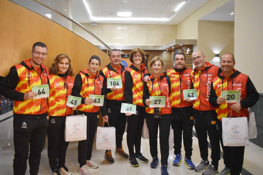 Selección de Aragón de Marcha Nórdica, Foto: Rafa Báez