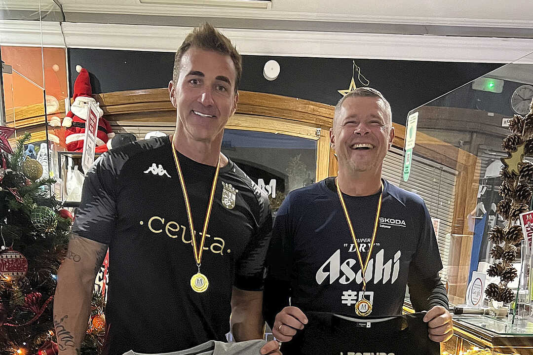 Mariano Catarecha e  Rafa Quirós, Campeones de Consolación en 5º Categoría
