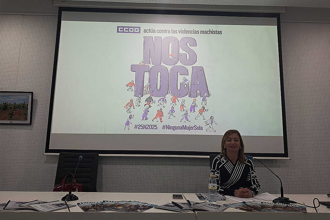 Presentación de las campaña para el 25n de CCOO / César Martín
