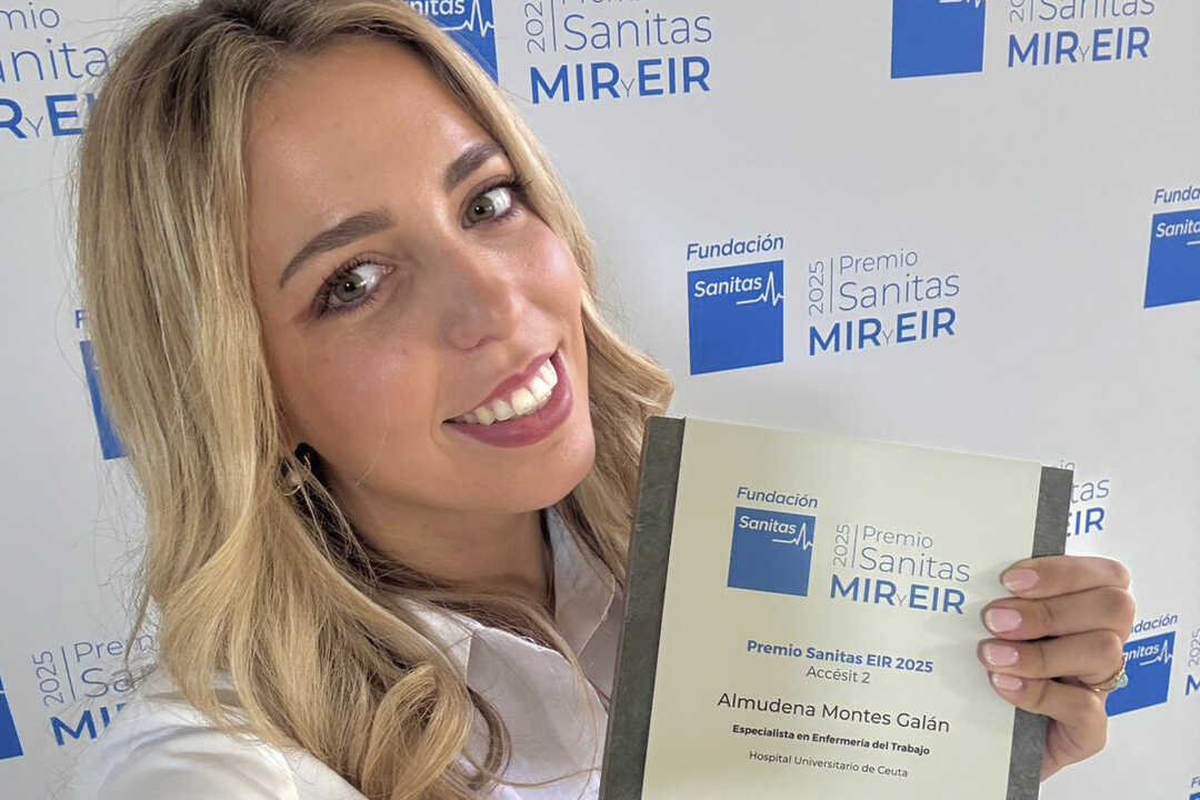 Almudena Montes, 2º accésit EIR de Enfermería del Trabajo