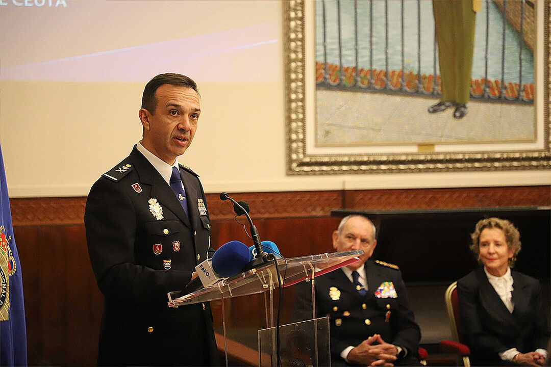 Toma de posesión de Eloy Román como Jefe Superior de Policía de Ceuta
