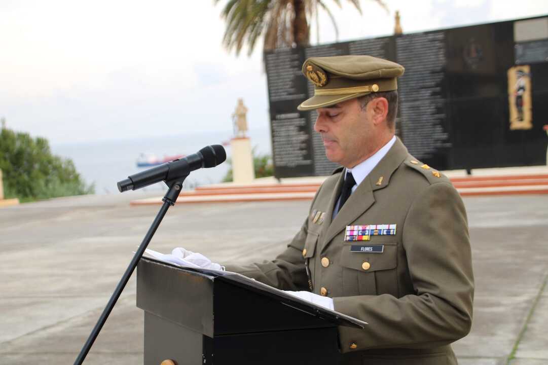 Relevo RING 7 en el acuartelamiento El Jaral, su sede. Alocución del nuevo jefe. Foto: COMGECEU