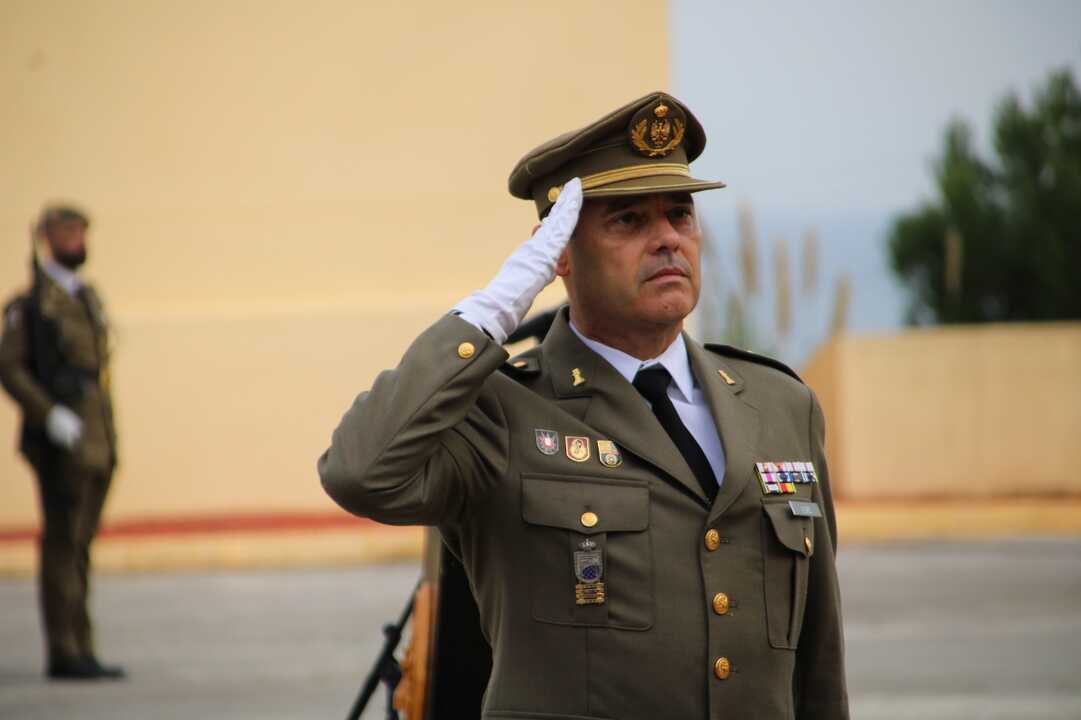 Relevo RING 7. Saludo al Comandante General de Ceuta. Foto: COMGECEU