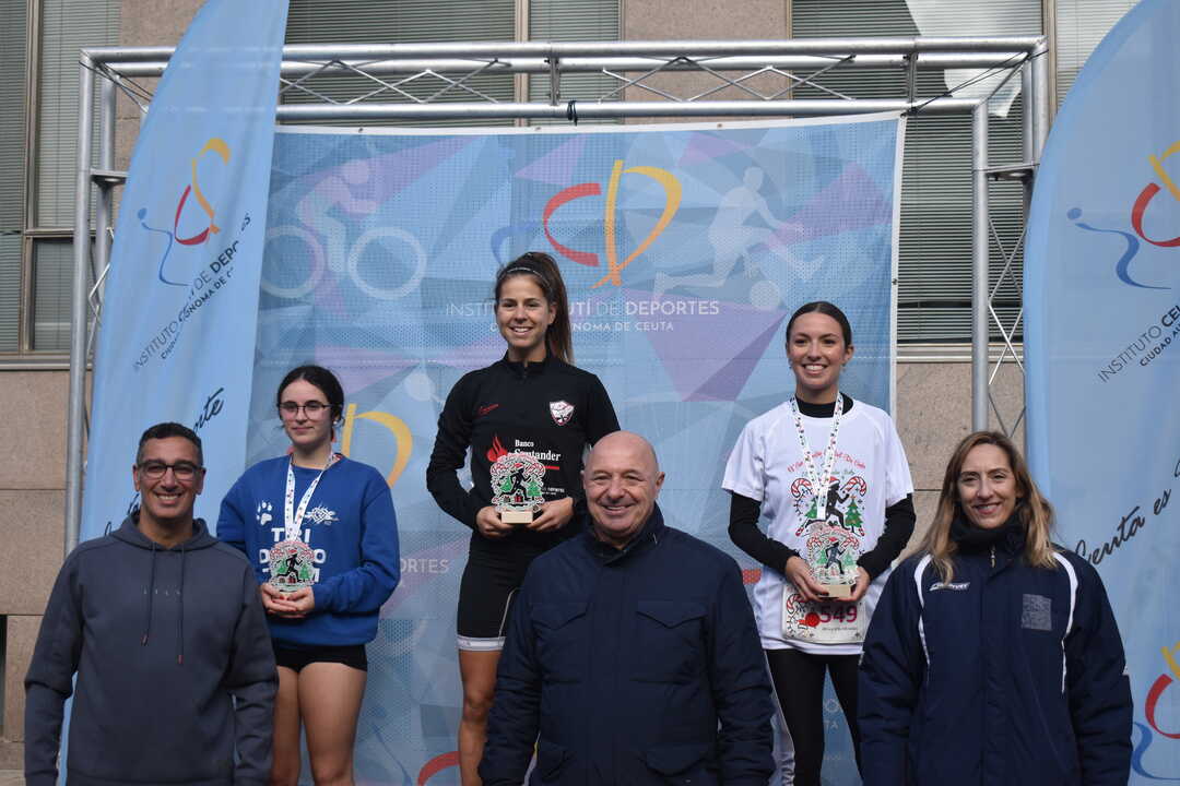 Ganadoras de la San Silvestre en categoría femenina.