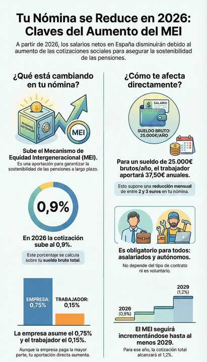Subida del MEI