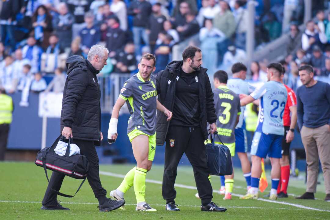 Encuentro entre el Málaga CF y la AD Ceuta FC en La Rosaleda. Foto: AD Ceuta FC / Zaki