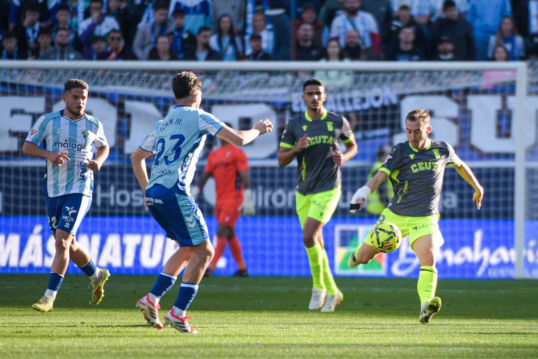 Encuentro entre el Málaga CF y la AD Ceuta FC en La Rosaleda. Foto: AD Ceuta FC / Zaki
