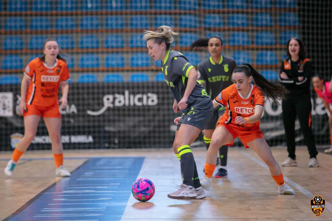Encuentro entre Reyco Burela y AD Ceuta FC de Liga Iberdrola. Foto: Reyco Burela FS.