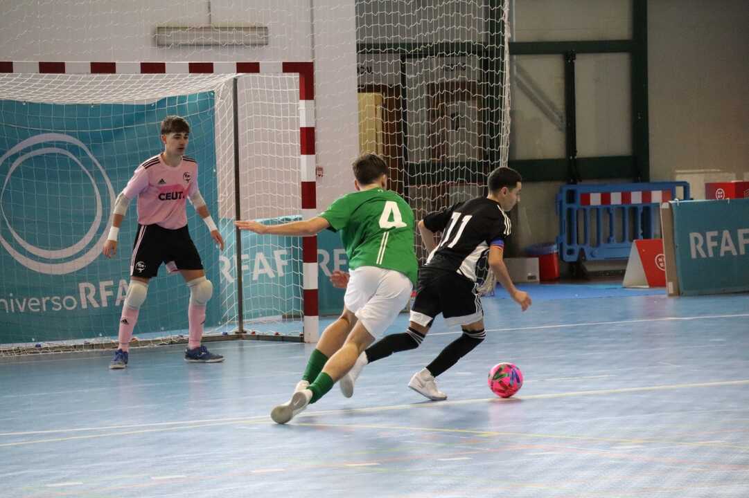 Encuentro ente Andalucía y Ceuta correspondiente al Campeonato de España de Selecciones Autonómicas. Foto: RFFCE
