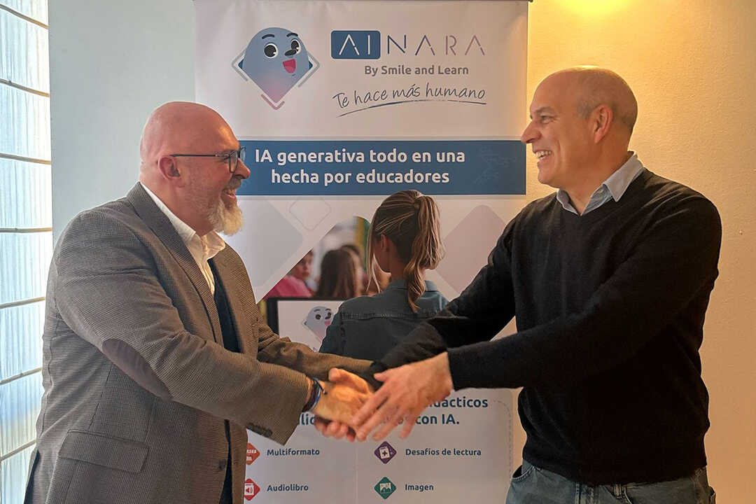 Bienestar (Ceuta–IATEB) y la empresa de tecnología educativa Smile and Learn.