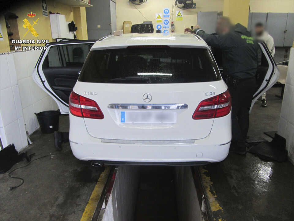 Droga intervenida en la aduana del Tarajal