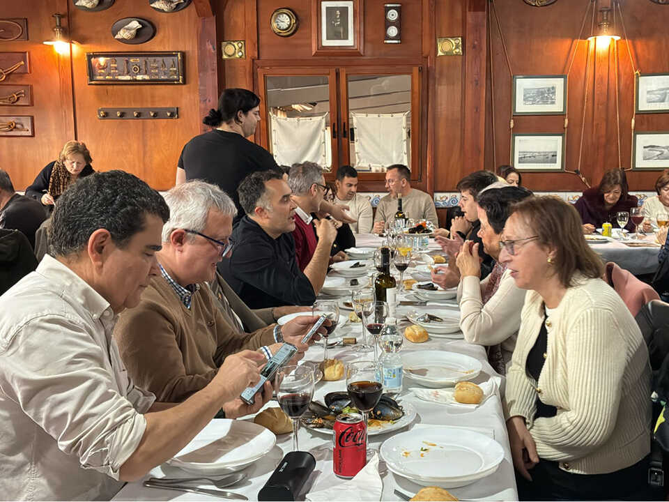 Centro Gallego disfrutando de la Laconada