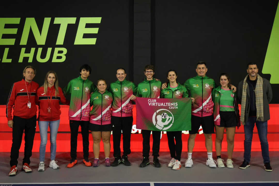 Equipo absoluto de VirtualTenis Ceuta