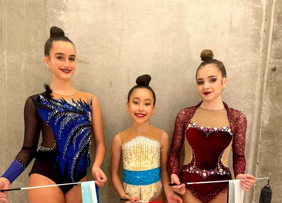 El Club Gimnasia Rítmica Ceuta logra un exitoso comienzo de temporada con cuatro oros y una plata. Foto: Federación de Gimnasia Rítmica de Ceuta