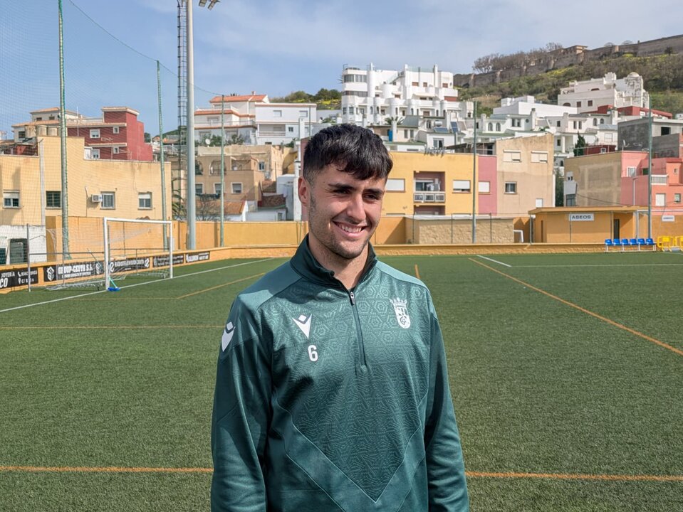 'Josema' en la previa del Ceuta B - Cádiz Mirandilla.