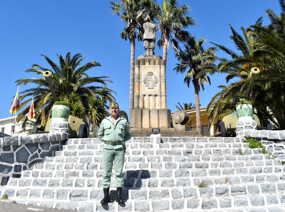 El coronel del Tercio Duque de Alba 2º de La Legión, Cayetano José Martínez Alonso
